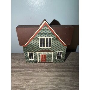The Cats Meow Village Vandenberg House Series IV 1986 Vintage Wood Shelf Sitter